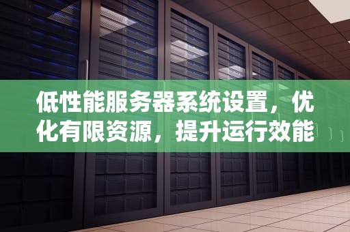 低性能服务器系统设置，优化有限资源，提升运行效能，低性能服务器系统设置方法
