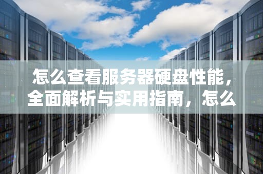 怎么查看服务器硬盘性能，全面解析与实用指南，怎么查看服务器硬盘性能参数