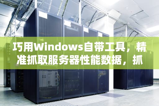 巧用Windows自带工具，精准抓取服务器性能数据，抓取服务器数据