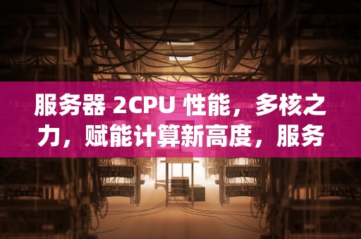 服务器 2CPU 性能，多核之力，赋能计算新高度，服务器cpu性能排行