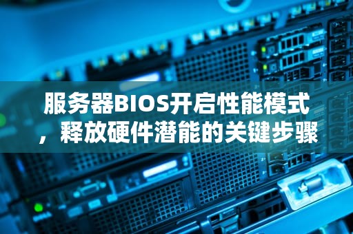 服务器BIOS开启性能模式，释放硬件潜能的关键步骤，服务器bios开启性能模式怎么设置