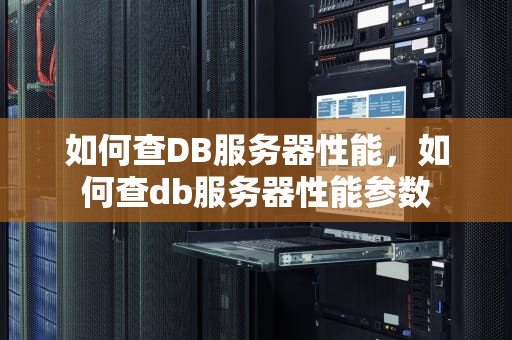如何查DB服务器性能，如何查db服务器性能参数
