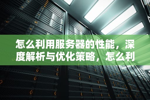 怎么利用服务器的性能，深度解析与优化策略，怎么利用服务器的性能设置