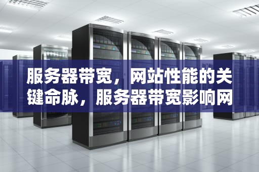 服务器带宽，网站性能的关键命脉，服务器带宽影响网站性能吗