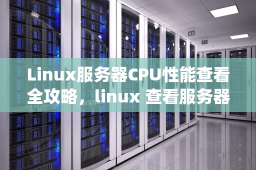 Linux服务器CPU性能查看全攻略，linux 查看服务器cpu