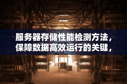 服务器存储性能检测方法，保障数据高效运行的关键，服务器存储性能检测方法有哪些