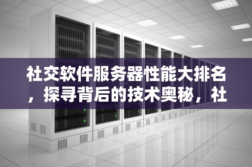 社交软件服务器性能大排名，探寻背后的技术奥秘，社交软件服务器性能排名前十