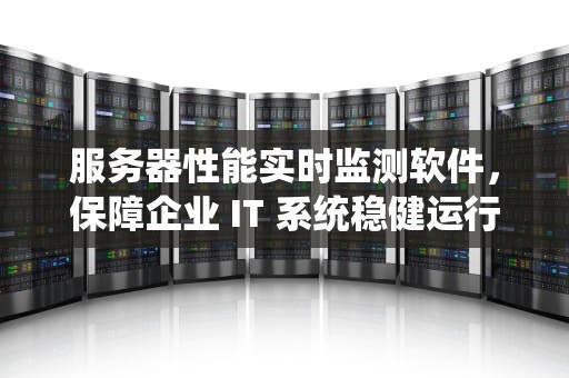 服务器性能实时监测软件，保障企业 IT 系统稳健运行的关键利器，服务器性能实时监测软件有哪些