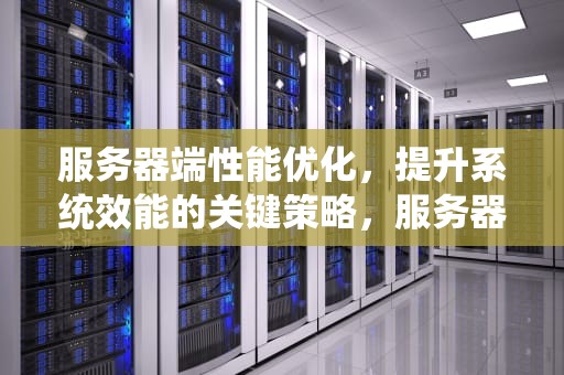服务器端性能优化，提升系统效能的关键策略，服务器端性能优化方案
