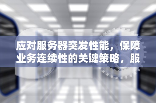 应对服务器突发性能，保障业务连续性的关键策略，服务器突发性能异常