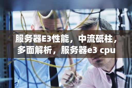 服务器E3性能，中流砥柱，多面解析，服务器e3 cpu