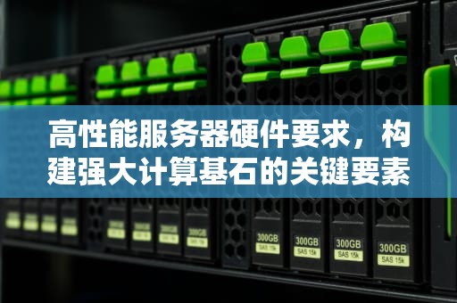 高性能服务器硬件要求，构建强大计算基石的关键要素，高性能服务器硬件要求高吗