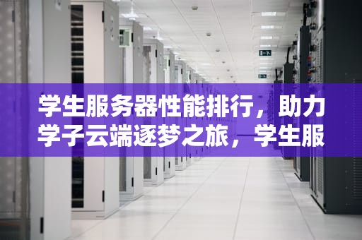 学生服务器性能排行，助力学子云端逐梦之旅，学生服务器推荐