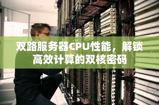 双路服务器CPU性能，解锁高效计算的双核密码