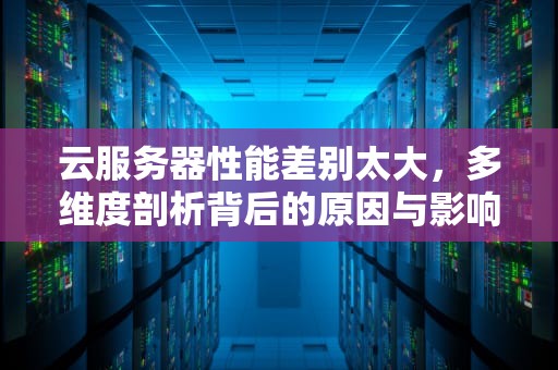 云服务器性能差别太大，多维度剖析背后的原因与影响