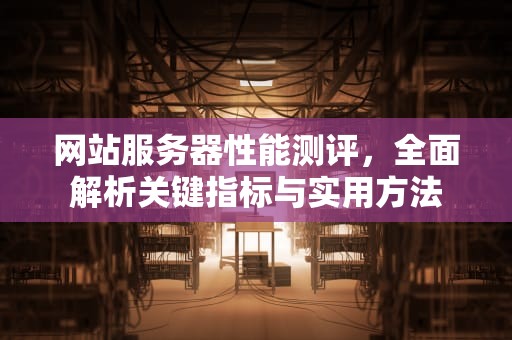 网站服务器性能测评，全面解析关键指标与实用方法
