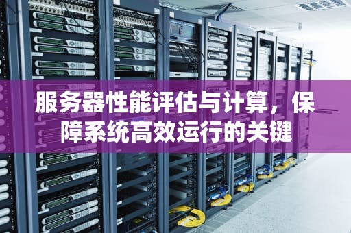 服务器性能评估与计算，保障系统高效运行的关键