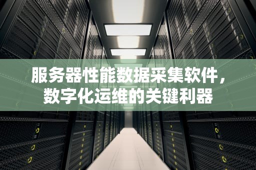 服务器性能数据采集软件，数字化运维的关键利器