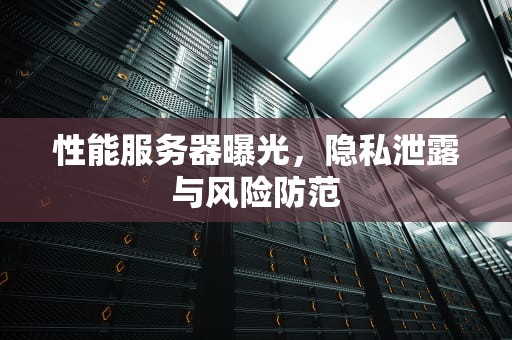 性能服务器曝光，隐私泄露与风险防范