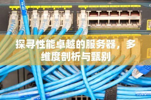 探寻性能卓越的服务器，多维度剖析与甄别
