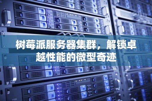 树莓派服务器集群，解锁卓越性能的微型奇迹
