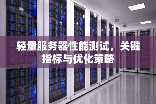 轻量服务器性能测试，关键指标与优化策略