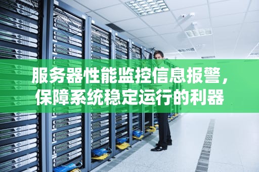 服务器性能监控信息报警，保障系统稳定运行的利器