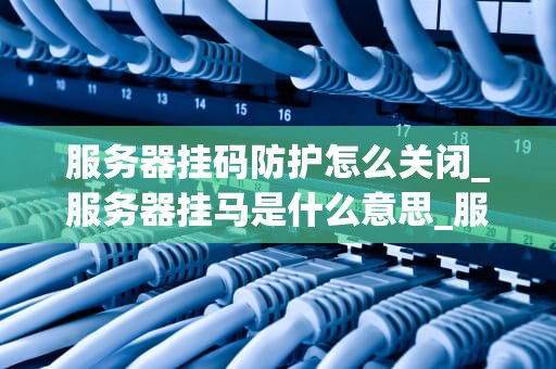 服务器挂码防护怎么关闭_服务器挂马是什么意思_服务器挂码防护的关闭方法及其安全性分析