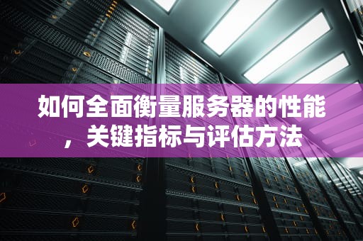如何全面衡量服务器的性能，关键指标与评估方法