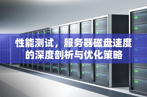 性能测试，服务器磁盘速度的深度剖析与优化策略