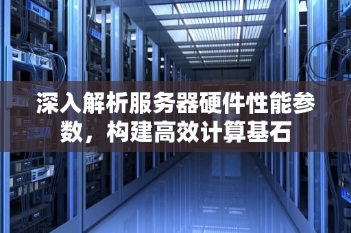 深入解析服务器硬件性能参数，构建高效计算基石