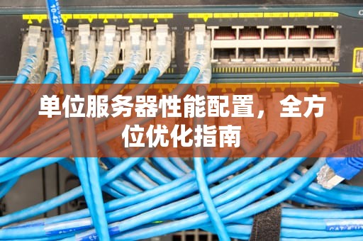 单位服务器性能配置，全方位优化指南
