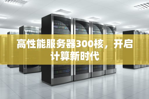 高性能服务器300核，开启计算新时代