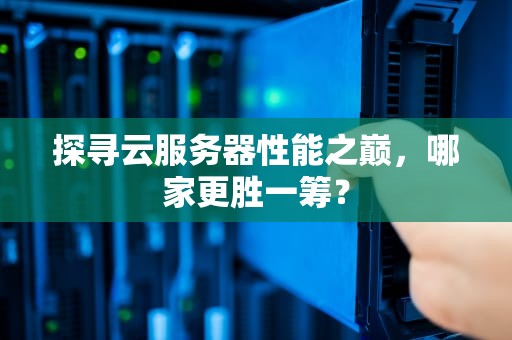 探寻云服务器性能之巅，哪家更胜一筹？