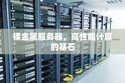 裸金属服务器，高性能计算的基石