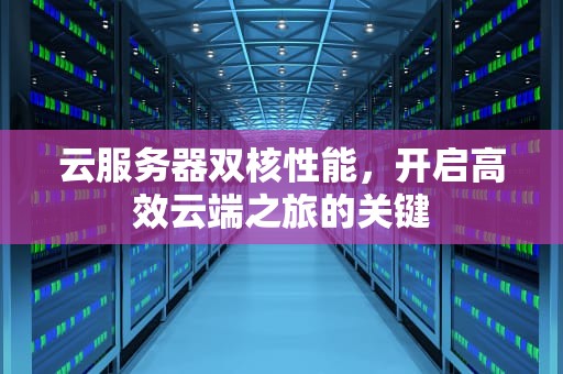 云服务器双核性能，开启高效云端之旅的关键
