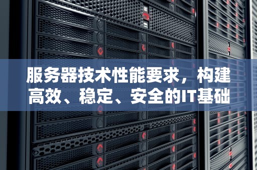 服务器技术性能要求，构建高效、稳定、安全的IT基础设施