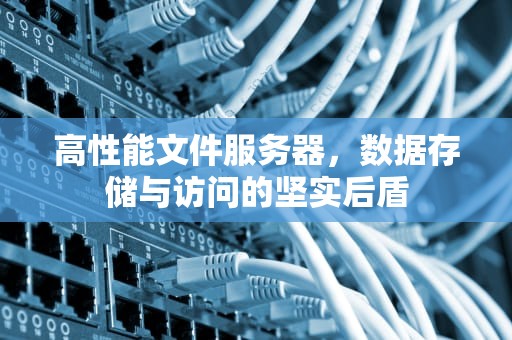 高性能文件服务器，数据存储与访问的坚实后盾