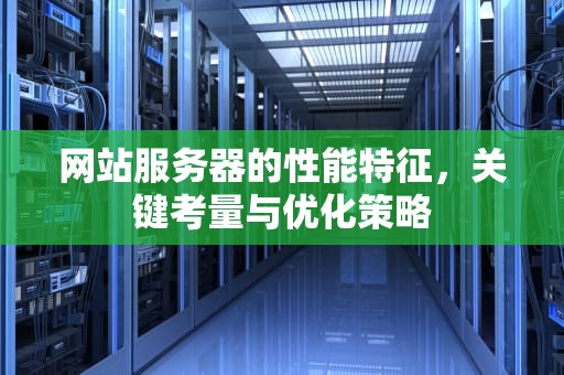 网站服务器的性能特征，关键考量与优化策略