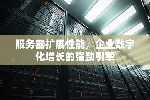 服务器扩展性能，企业数字化增长的强劲引擎