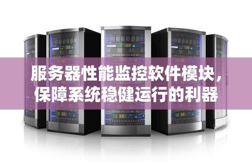 服务器性能监控软件模块，保障系统稳健运行的利器
