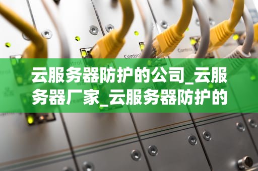 云服务器防护的公司_云服务器厂家_云服务器防护的重要性及公司选择指南