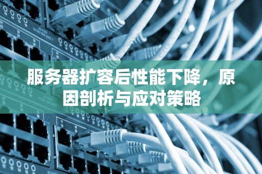 服务器扩容后性能下降，原因剖析与应对策略