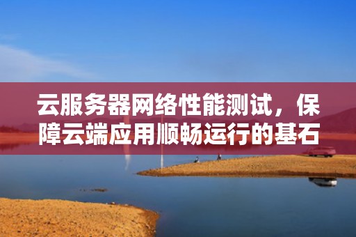 云服务器网络性能测试，保障云端应用顺畅运行的基石