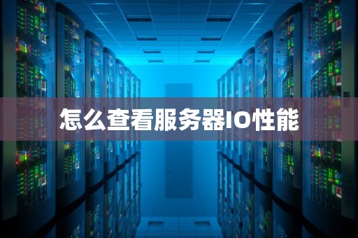 怎么查看服务器IO性能
