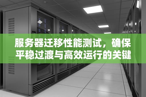 服务器迁移性能测试，确保平稳过渡与高效运行的关键
