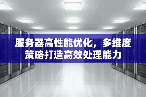 服务器高性能优化，多维度策略打造高效处理能力