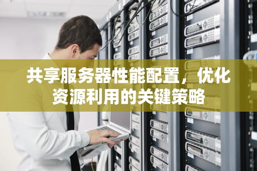 共享服务器性能配置，优化资源利用的关键策略