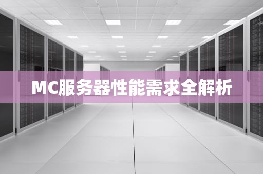 MC服务器性能需求全解析