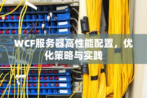 WCF服务器高性能配置，优化策略与实践